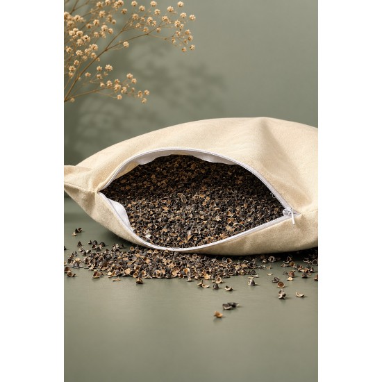Handmade Buckwheat Pillow Neck Pain Relief – Adjustable Support – 5 Sizes