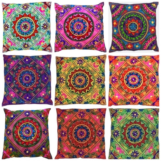 Velvet Cushion Covers Mayfair Piped Edge Large Zipped Cushions Cover Home Decor