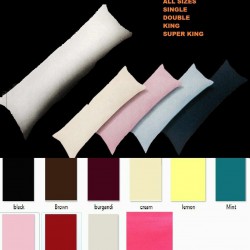 Luxury Orthopedic Bolster Pillowcase Cover Nursing Pregnancy Long Pillowcases