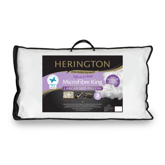 New White King Size Pillow 20x36