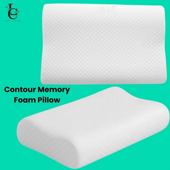 New Memory Foam Contour Pillow, King Size
