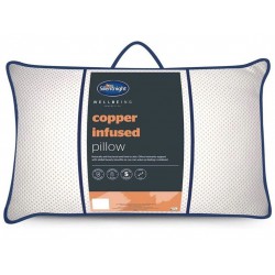 Wellbeing Copper Pillow Infused Sleep Enhancing Bed Support Healing