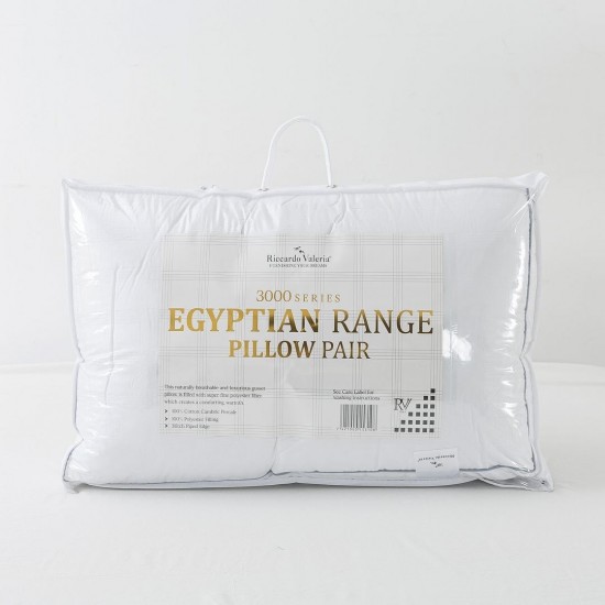 Hotel Quality Stripe Pillows Luxury Soft Hollowfibre Filled 2/4/6 Pack