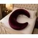 Crescent Moon Body Pillow C Shape Handmade Velvet Full Body Support Soft