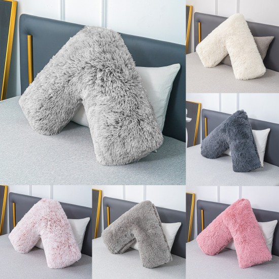 Luxury V Pillow With Pillowcase Orthopedic Head Neck Support Pillows