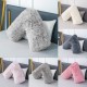 Luxury V Pillow With Pillowcase Orthopedic Head Neck Support Pillows