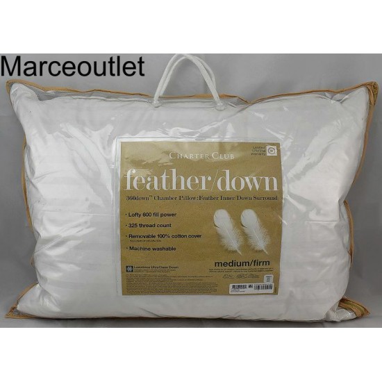 PREMIUM DOWN PILLOW STANDARD COTTON DUCK MEDIUM