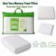 Aloe Vera Anatomical Orthopedic Anti-mite Memory Foam Pillows, Anti Allergenic