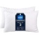 2 Pack Bamboo Pillows Soft Plump Bed Pillows Hollowfibre Filling 70x50cm Pair