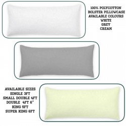 LONG BOLSTER PILLOW CASES PREGNANCY MATERNITY ORTHOPAEDIC SUPPORT PILLOW COVER