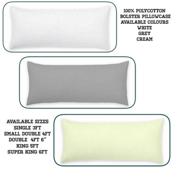 LONG BOLSTER PILLOW CASES PREGNANCY MATERNITY ORTHOPAEDIC SUPPORT PILLOW COVER