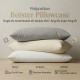 Bolster Pillowcase Orthopaedic Polycotton Nursing Pregnancy Long Pillow Cover