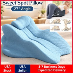 Sweet Spot Couple Pillow Couple Pillow Hip Pad Wedge Pillow Memory Foam 27°Angle