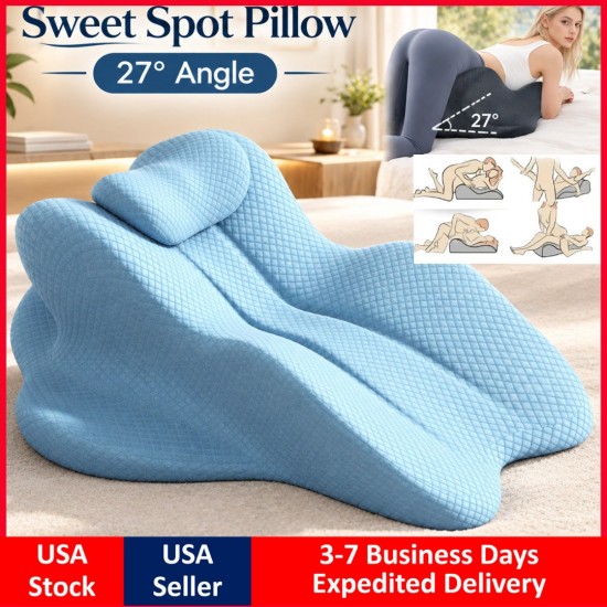 Sweet Spot Couple Pillow Couple Pillow Hip Pad Wedge Pillow Memory Foam 27°Angle