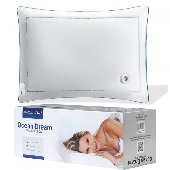 Adjustable Water Pillow Neck Support Cushion Customisable Comfort for Better Sle