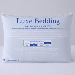 Natural Talalay Latex Pillow Dual Contour Profile & Medium Feel