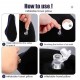 Inflatable Wedge Pillow for Travel Lightweight Lumbar Leg Support Pillow Yoga Po