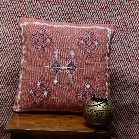 Colorful Plain Dyed Cushion Cover 100% Cotton Home Sofa Décor Size 16