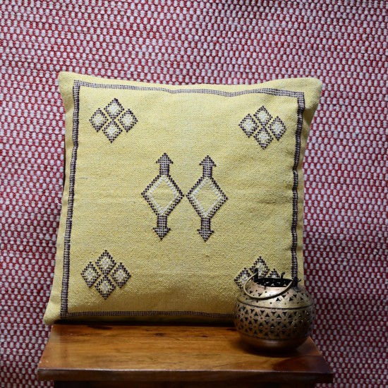 Colorful Plain Dyed Cushion Cover 100% Cotton Home Sofa Décor Size 16