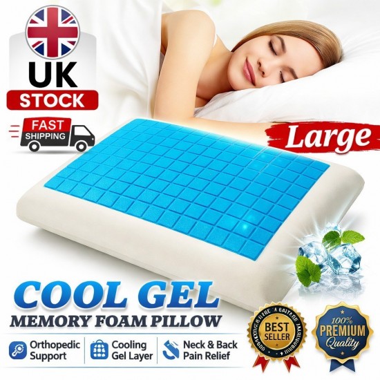 Lumbar Support Pillow Memory Foam Sleeping Bed Back Waist Pain Relief Cushion Gr
