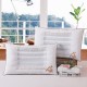 Luxury Gold Piping Box Pillow 48x74cm Hollowfibre White Hotel Style
