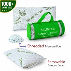 V Pillows Bamboo Memory Foam Orthopaedic Pregnancy Neck Back Support Body Pillow