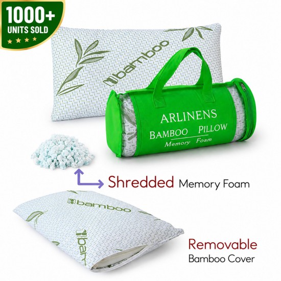 V Pillows Bamboo Memory Foam Orthopaedic Pregnancy Neck Back Support Body Pillow