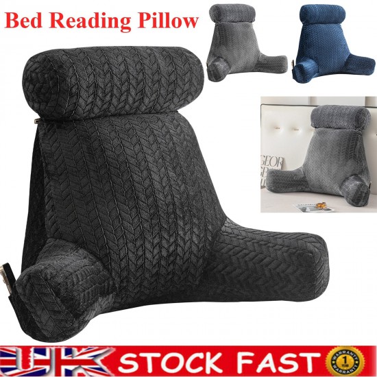 Reading Pillow for Bed Back Rest Lumbar Support Arm Seat Cushion Lounger Pad