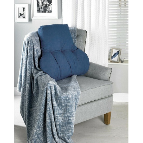 Reading Pillow Lumbar Support Cushion Rest Bed Cushion W/Side Pocket Soft