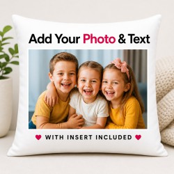 Personalised Photo Pillow 75x45cm With Filling Picture Cushion Gift
