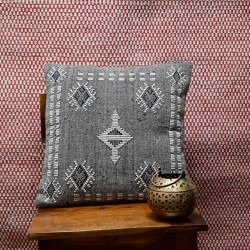 Green Embroidered Christmas Cushion Cover Xmas Pillow Cases Sofa Home Decor NEW